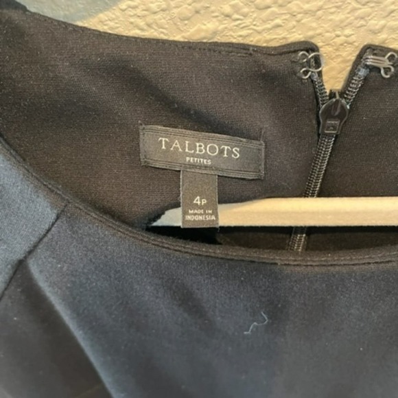 Talbots Little Black Dress Size 4P - Picture 6 of 15